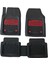 Ford Focus 1 Sedan 1998-2004 Krom Kırmızı Lüx 4d Havuzlu Oto Paspas Takımı 1