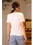Kısa Kollu Sıfır Yaka Baskılı Beyaz Kadın T-Shirt 4SAK50166EK-2Y4 5