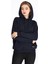 Kadın Lacivert Basic Kapüşonlu Regular Fit Rahat Sweatshirt 2