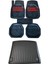 Renault Kangoo Combi 1999-2010 Krom Kırmızı Paspas ve 3D Bagaj Havuzu 1