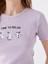 Lcw Vision Bisiklet Yaka Baskılı Kısa Kollu Crop Kadın Tişört 4