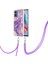 Motorola Moto G34 Tampon Mermer Crossbody Kordon Askısı Yumuşak (Yurt Dışından) 3