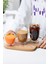 Çift Camlı Çift Cidarlı Cam Kupa Ev Ofis Fincanı 250 ml Çift Katlı Isı Yalıtımlı Kulplu Cam Bardak 2 Adet 2