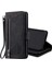 Iphone 15 Için Flip Case Pu Deri Cüzdan Kickstand Kordon 9 Kart Yuvaları (Yurt Dışından) 4
