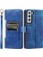 Samsung Galaxy S22 Artı Pu Deri Cüzdan Kickstand 6 Kart Için Flip Case (Yurt Dışından) 1