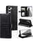 Samsung Galaxy S23 Kickstand Cüzdan Pu Deri 6 Kart Yuvaları Için Flip Case (Yurt Dışından) 1