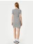 Mini Bodycon Elbise Bisiklet Yaka Kısa Kollu Slim Fit 4
