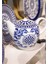 Tekno Trust 500-999 ml Aurora Bone Porselen Mavi Beyaz Barok Desenli Çaydanlık 800 ml Porselen 2