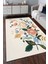 Düz Çiçek Desen Dijital Baskılı Zenit Kilim 1