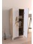 Minimal Çiçekler 3 Raflı Çok Amaçlı Dolap Mutfak Salon Banyo Ofis Salon Dolabı 1