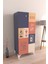Modern Cubes 3 Raflı Çok Amaçlı Dolap Mutfak Salon Banyo Ofis Salon Dolabı 2