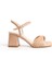 MBHRN503-N Kadın Arkası Açık Nude Topuklu Ayakkabı 4