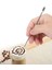 Latte Art Kalemi ve Pipetli Latte Kaşığı Seti 6lı Pipetli Kokteyl Bar Kaşığı ve Temizleme Fırçası 2