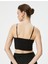 Askılı Crop Üst Kalp Yaka Pamuklu Slim Fit 4