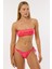 4644 Neon Kırmızı Straplez Bikini Takımı 1