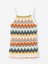Soledad - Örgü Detaylı Askılı Zigzag Desenli Triko Elbise - Multicolor 4
