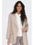 Kadın Onlcaro-Lana Oversize Keten Ceket 15290245 Bej 1