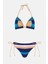 4649 Lacivert Desenli Bikini Takımı 5