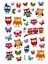 Sticker Kabartmalı Stiker Defter Planlayıcı Etiket (YQA003)-20X14CM - Baykuş Kelebek 1