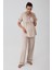 Kısa Kollu Esnek Viskon Hamile Pijama Takımı 16202 1