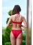 Çizgili Kumaş Düz Bikini Alt 2