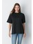Bisiklet Yaka Kısa Kol 2'li Casual Basic T-Shirt 961 Siyah 5