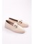 981Z Kadin Metal Tokali Loafer Ayakkabi 2