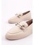 981Z Kadin Metal Tokali Loafer Ayakkabi 4