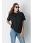 Bisiklet Yaka Kısa Kol 2'li Casual Basic T-Shirt 961 Siyah 2