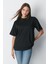 Bisiklet Yaka Kısa Kol 2'li Casual Basic T-Shirt 961 Siyah 3