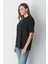 Bisiklet Yaka Kısa Kol 2'li Casual Basic T-Shirt 961 Siyah 4