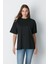 Bisiklet Yaka Kısa Kol 2'li Casual Basic T-Shirt 961 Siyah 5