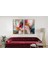Yağlı Boya Dokulu Tablo Renkli Soyut Ikili Set U08057 2