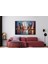 Yağlı Boya Dokulu Tablo Soyut Şehir Manzarası U09014 2