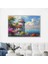 Yağlı Boya Dokulu Tablo Modern Istanbul Manzarası U06025 1