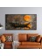 Yağlı Boya Dokulu Tablo Modern Güneş ve Gondollar U06020 1