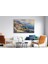 Yağlı Boya Dokulu Tablo Modern Spatula Akdeniz Evleri Manzarası U06039 2
