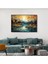 Yağlı Boya Dokulu Tablo Modern Ağaçlı Manzara U06001 1