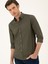 Erkek Haki Slim Fit Pamuk Karışımlı Gömlek 50285450-VR027 3