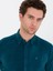 Erkek Petrol Slim Fit Uzun Kollu Gömlek 50262889-VR102 7