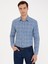 Erkek Mavi Slim Fit Uzun Kollu Gömlek 50233200-VR036 1