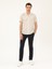 Erkek Bej Regular Fit Keten Karışımlı Gömlek 50284429-VR011 4