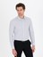 Erkek Gri Slim Fit Uzun Kollu Gömlek 50274106-VR024 4