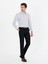 Erkek Gri Slim Fit Uzun Kollu Gömlek 50274106-VR024 1