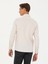 Erkek Bej Slim Fit %100 Pamuk Oxford Gömlek 50270162-VR011 5