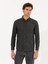 Erkek Siyah Slim Fit Uzun Kollu Gömlek 50256919-VR046 6