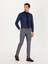 Erkek Lacivert Slim Fit Uzun Kollu Basic Gömlek 50268927-VR033 4