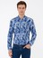 Erkek Lacivert Slim Fit Uzun Kollu Gömlek 50233371-VR033 1