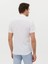 Erkek Beyaz Slim Fit Keten Karışımlı Kısakol Gömlek 50269570-VR013 5