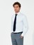 Erkek Açık Mavi Modern Fit Uzun Kollu Basic Gömlek 50261221-VR003 3